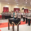 Kapolres Kampar Pimpin Sertijab Kasat Binmas dan Enam Kapolsek