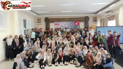 Jasa Raharja Bersama Satlantas dan Honda Edukasi Safety Riding Mahasiswa UIN Muhammad Yunus Batusangkar.
