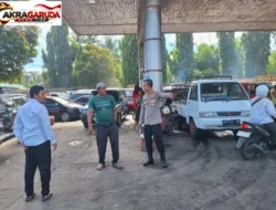 Polres Pasaman Barat Pantau Distribusi BBM di SPBU Base Camp Kinali